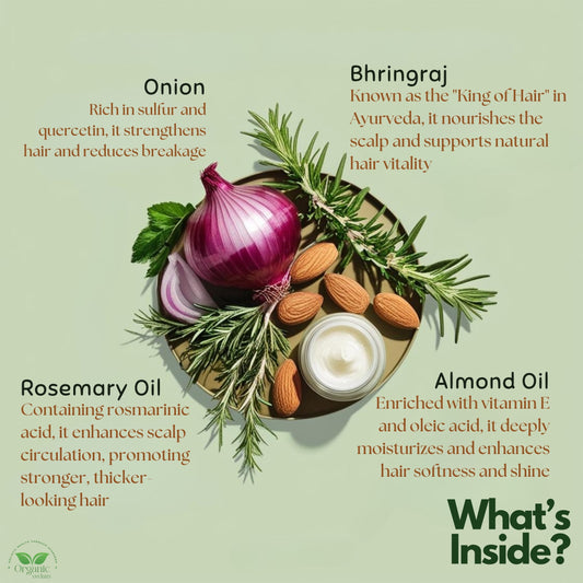 Brahmi & Onion Scalp Nourishing Hair Oil - 200 ml