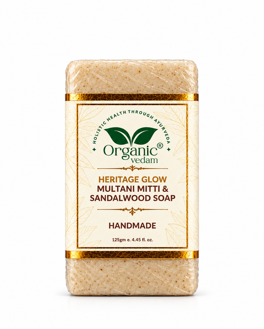 Heritage Glow Multani Mitti & Sandalwood Soap - 125 gm