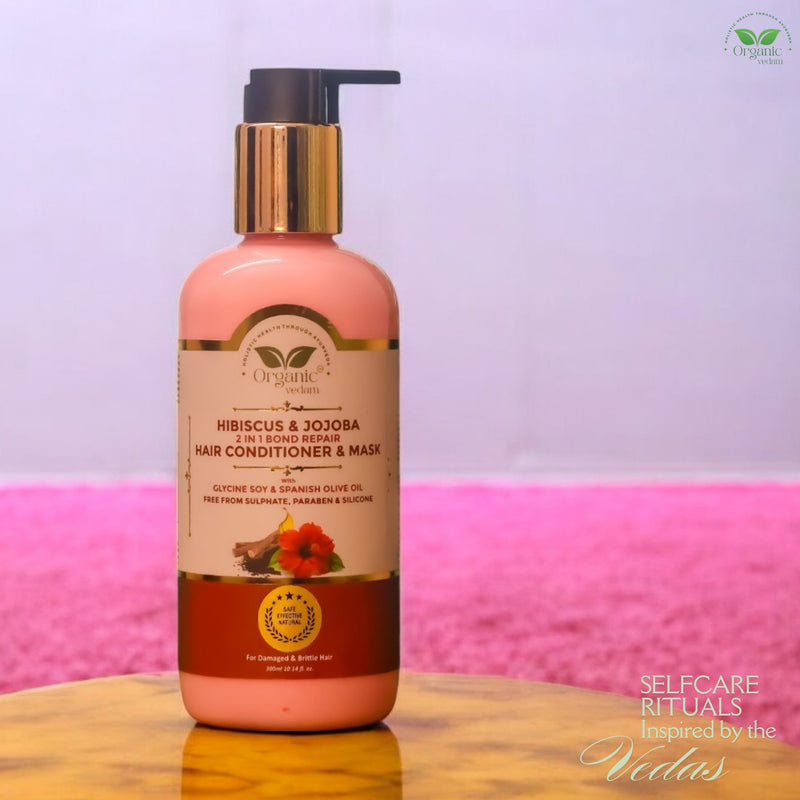 Hibiscus & Jojoba 2 in 1 Bond Repair Hair Conditioner & Mask
