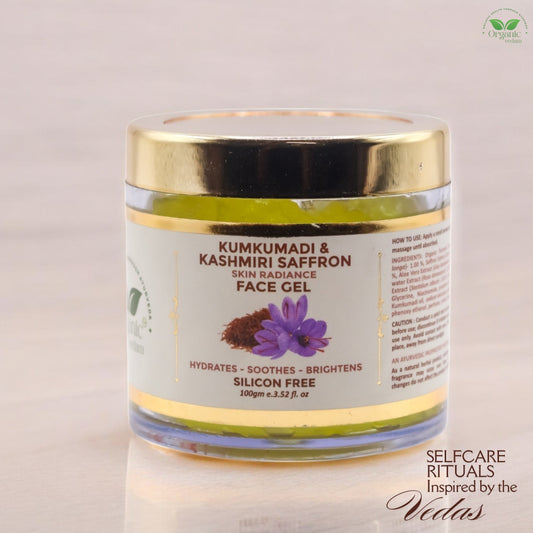 Kumkumadi & Kashmiri Saffron Skin Radiance Face Gel - 100 gm