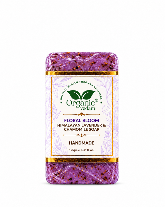 Floral Bloom Himalayan Lavender & Chamomile Soap - 125 gm