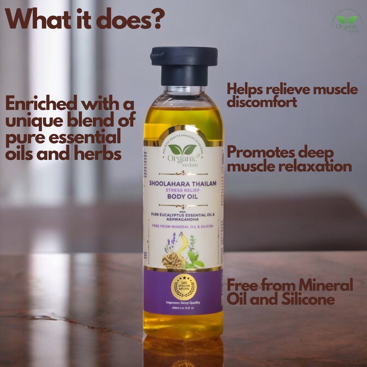 Shoolahara Thailam Stress Relief Body Oil