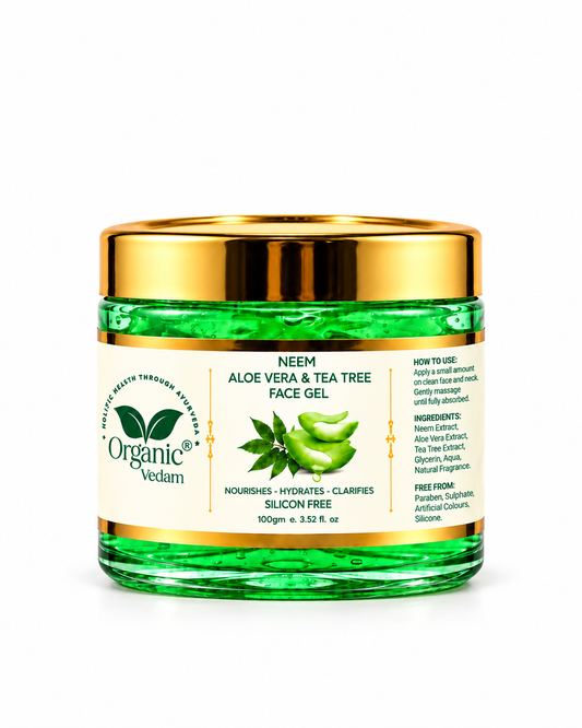 Neem Aloe Vera & Tea Tree Face Gel - 100 gm