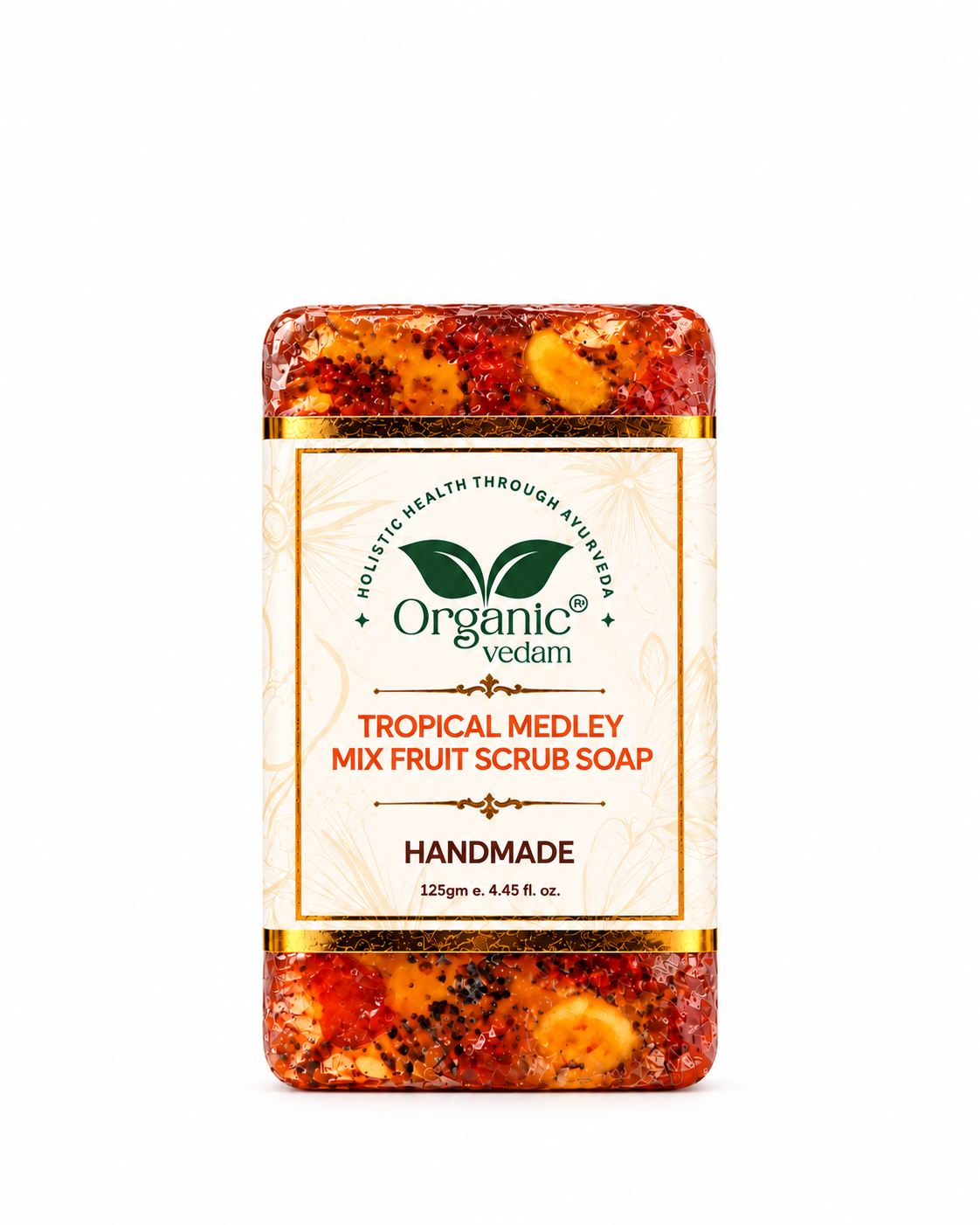 Tropical Medley Mix Fruit Scrub Soap - 125 gm