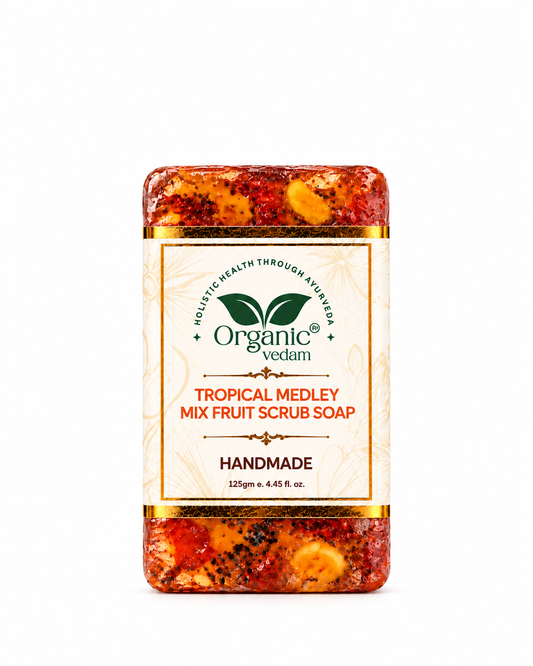 Tropical Medley Mix Fruit Scrub Soap - 125 gm