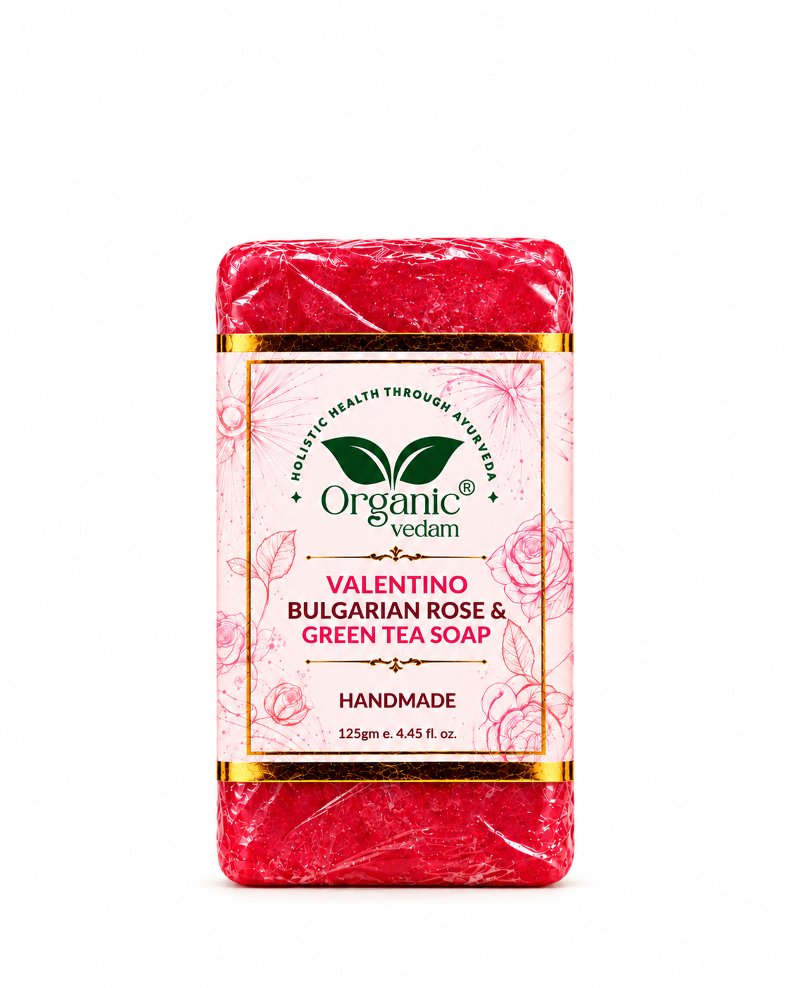 Valentino Bulgarian Rose & Green Tea Soap - 125 gm