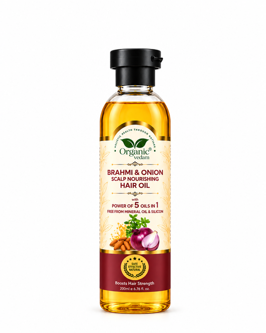 Brahmi & Onion Scalp Nourishing Hair Oil - 200 ml