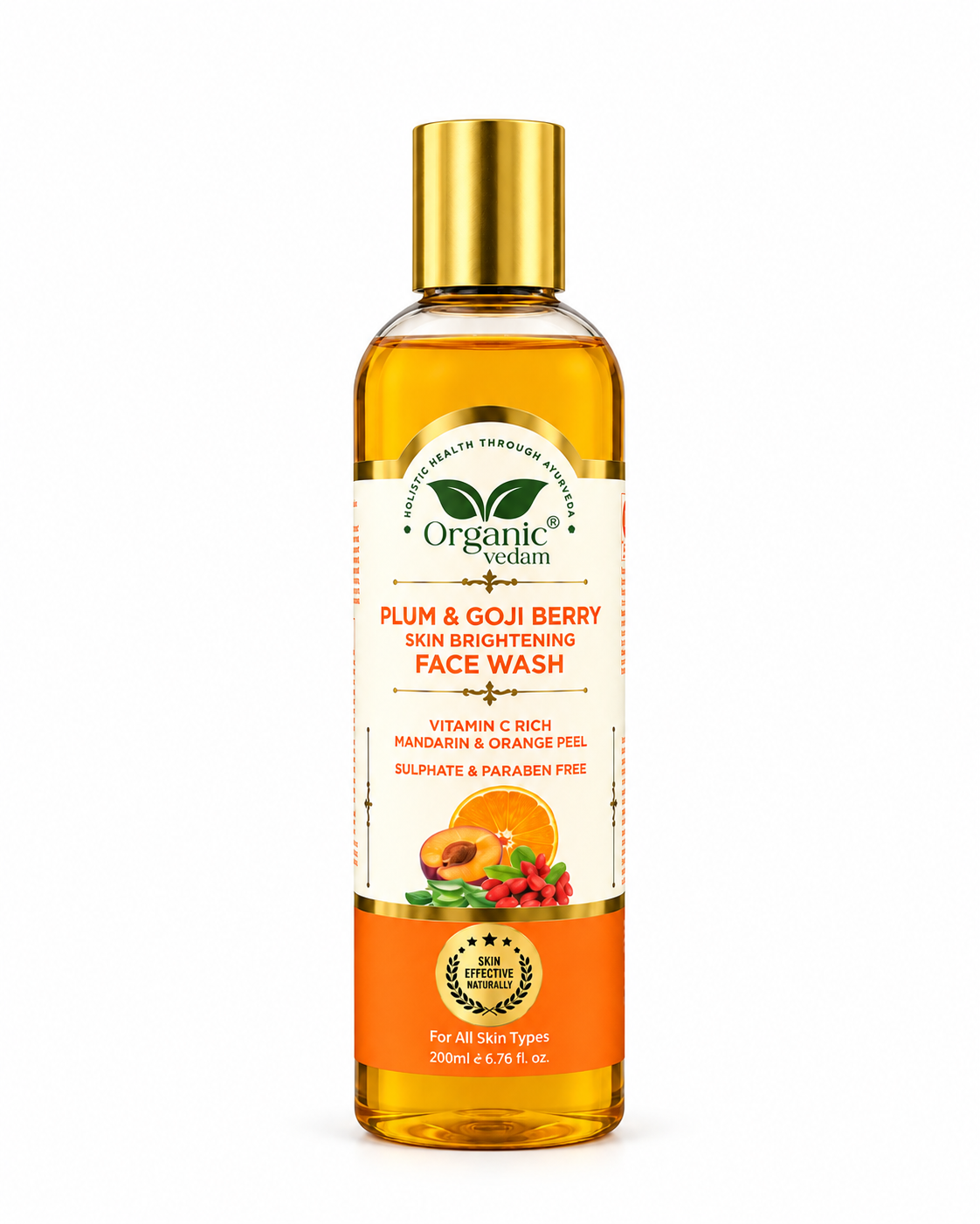 Plum & Goji Berry Skin Brightening Face Wash - 200 ml